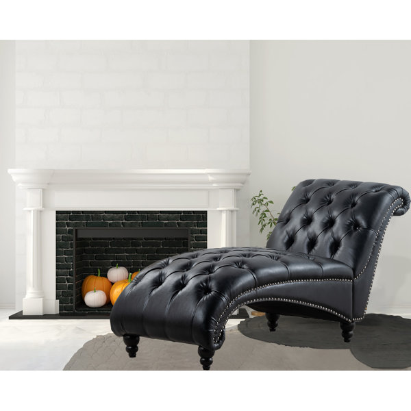 Darby Home Co Ryo Tufted Armless Chaise Lounge Chair Wayfair